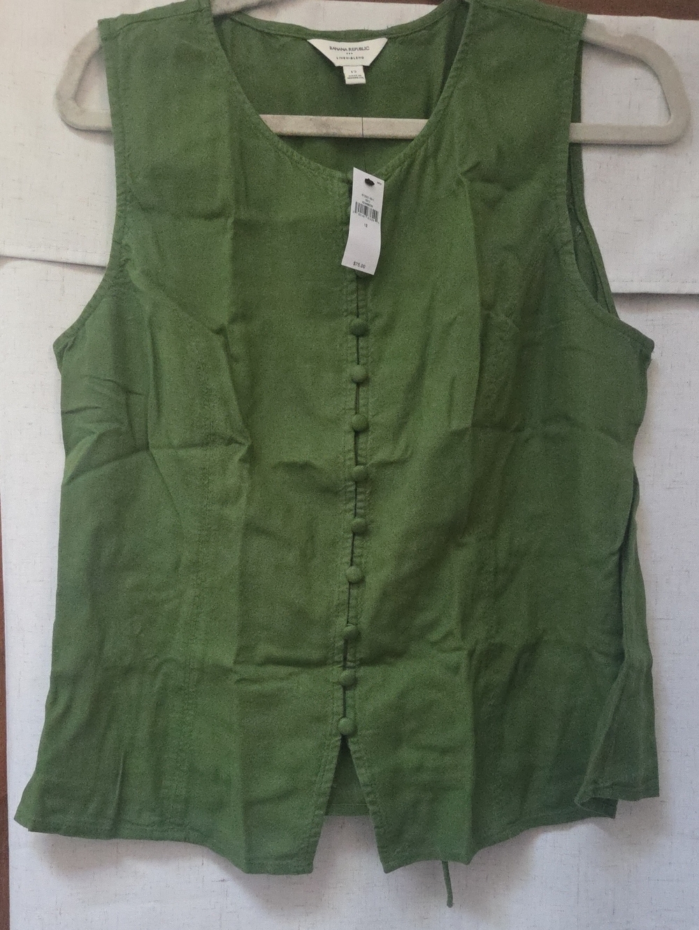 NWT Banana Republic Green Top, 12